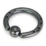 geschlossener Ring - Industrial Style rot 2,0mm