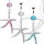 Bauchnabelpiercing "Starfish" (Seestern) mit Steinchen und Herzanhänger