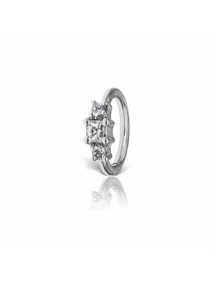 Maria Tash 6,5mm 2mm Diamond Princess Ring