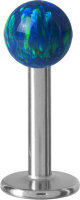 Titan Labret 1,2mm mit Opal Kugel