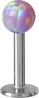 Titan Labret 1,2mm mit Opal Kugel