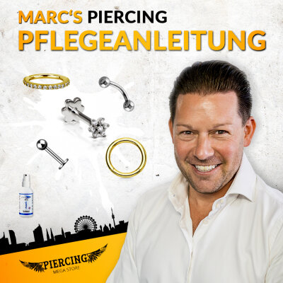 Marcs Piercing Pflege Anleitung zum GRATIS Download