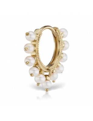 Maria Tash 8mm Pearl Coronet Ring