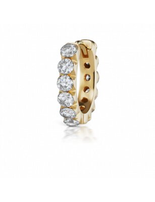 Maria Tash 9.5mm Invisible Set Large Diamond Eternity Ring