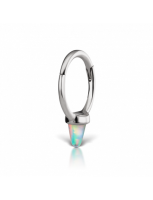 Maria Tash 6,5mm Single Short Opal Spike Clicker