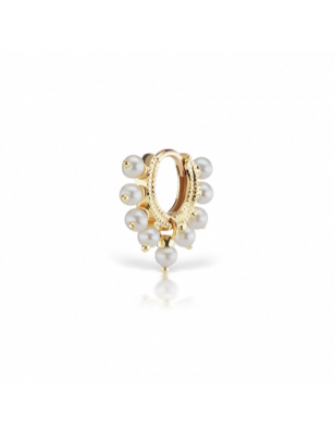 Maria Tash 5mm Pearl Coronet Ring