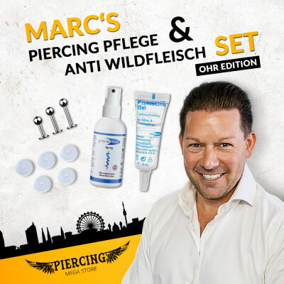 Marcs Piercing Pflege Set & Anti Wildfleisch Kit