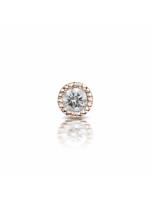 Maria Tash 2mm Scalloped Set Diamond Threaded Stud