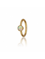 Maria Tash 6,5mm Scalloped Set Opal Ring