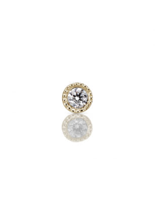 Maria Tash 1,5mm Scalloped Set Diamond Earstud