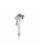 Maria Tash 3mm-2mm Invisible Diamond Dangle Chain Wrap Earstud