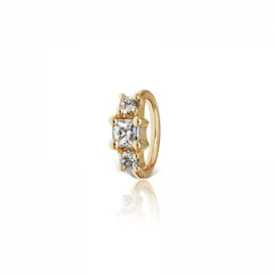Maria Tash 5mm 2mm Diamond Princess Ring