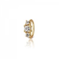 Maria Tash 5mm 2mm Diamond Princess Ring