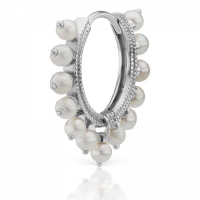 Maria Tash 9,5mm Pearl Coronet Ring