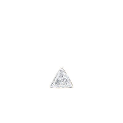 Maria Tash 2.5mm Invisible Set Triangle Diamond Threaded Stud Earring