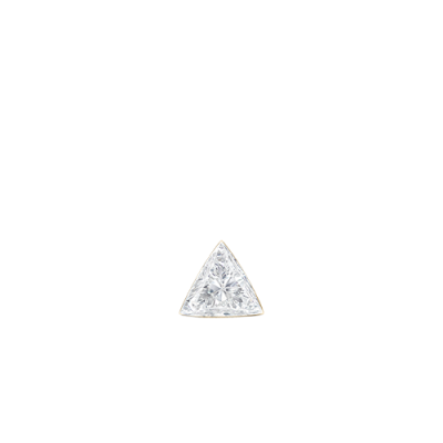 Maria Tash 2.5mm Invisible Set Triangle Diamond Threaded Stud Earring