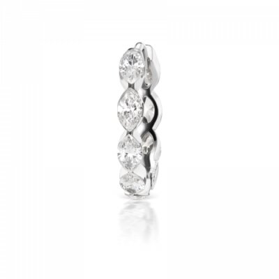 Maria Tash 9,5mm Invisible Set Diamond Marquise Eternity Ring