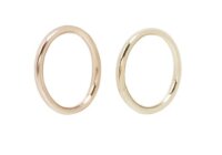 Solid Gold 18G Seam Ring
