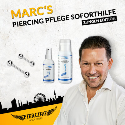 Marcs Piercing Pflege Soforthilfe Zunge