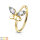 CZ Butterfly Bendable Hoop Ring