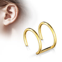 Double Closure Fake Piercing Clip on