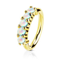 14K Gold Gold Five Opal Ring