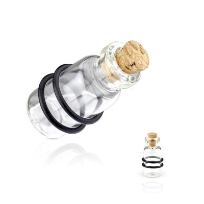 Plug  Cork Bottle with Glass