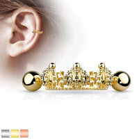 Barbell Crown Helix Cuff