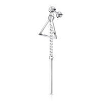 Barbell "Triangle Dangle Crystal"