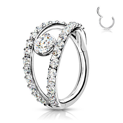 High Quality Segmentring Clicker "Double Layer Paved CZ "
