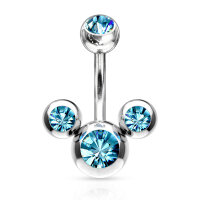 Bauchnabelpiercing Crystal Mickey Mouse