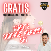 Marcs Surprise Nasenpiercing Set Daith Edition